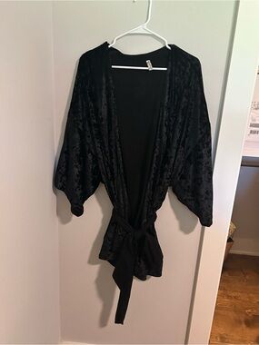 Free People Intimately Kimono Robe crushed velvet